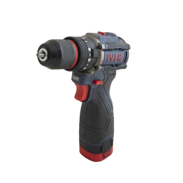 دریل شارژی براشلس چکشی ۱۶ ولت K-7226B