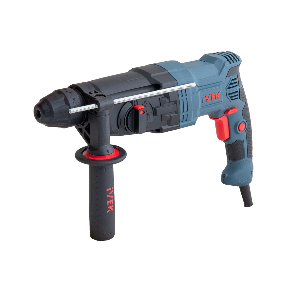 کیت دریل بتن کن سه حالته چکشی با سه نظام اضافه ۸۰۰ وات K-7427P ایوک